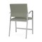 Lesro Newport Wide Hip Chair Metal Frame, Silver, OH Eucalyptus Upholstery NP1261 - alternate 2
